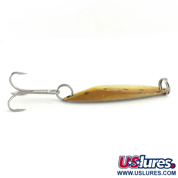 Vintage  Acme Kastmaster , 3/8oz Brown Trout fishing spoon #6583