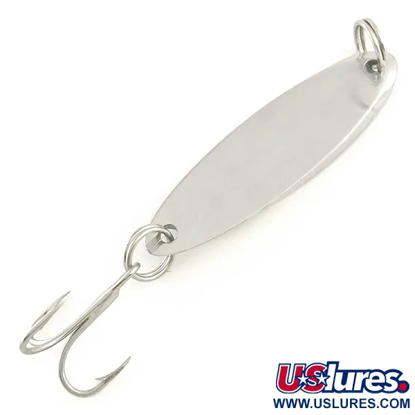 Vintage  Acme Kastmaster , 1/4oz Nickel / Blue fishing spoon #6584