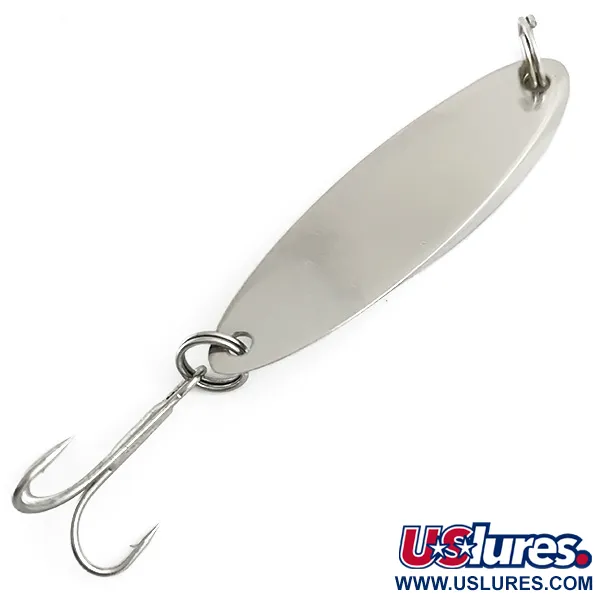 Vintage  Acme Kastmaster UV, 3/8oz Nickel / Green fishing spoon #6585