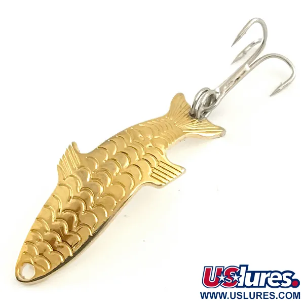 Vintage  Acme Phoebe, 1/8oz Gold fishing spoon #6613