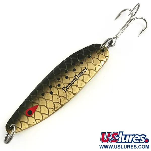 Vintage   Bass Pro Shops Demon Dancer, 1/2oz Brown Trout fishing spoon #6627