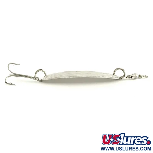 Vintage   Williams Wabler W40, 1/4oz Hammered Silver fishing spoon #6629