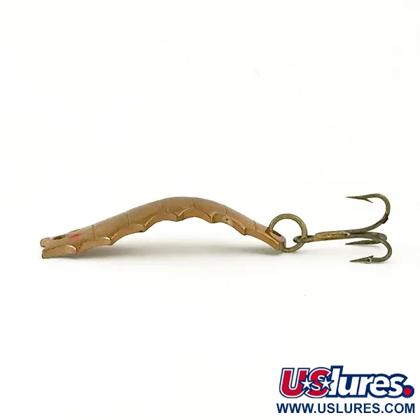 Vintage  Al's gold fish Goldfish Helgy, 3/16oz Copper / Red fishing spoon #6650