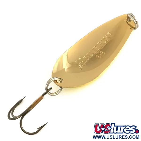   Blue Fox Strobe Tear Drop Spoon, 2/5oz Five of Diamonds fishing spoon #6661