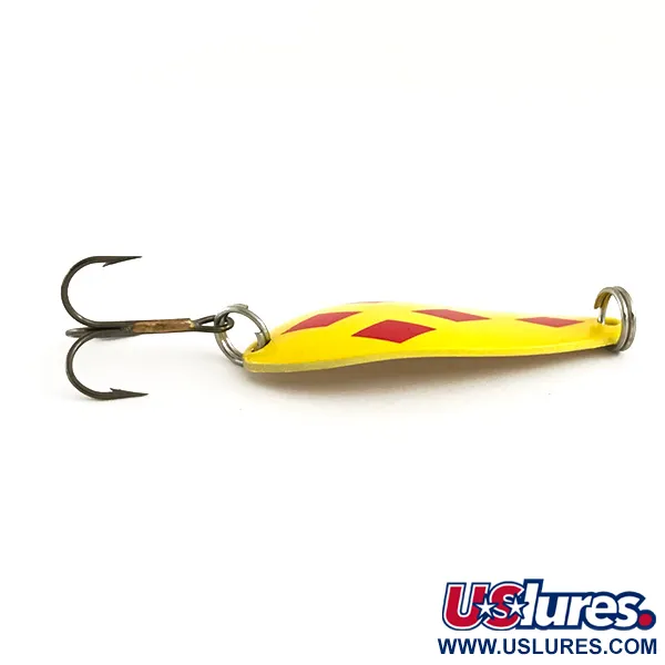   Blue Fox Strobe Tear Drop Spoon, 2/5oz Five of Diamonds fishing spoon #6661