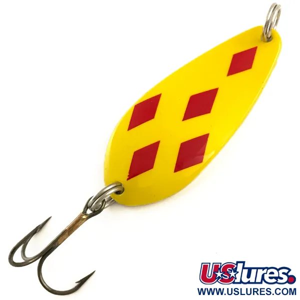   Blue Fox Strobe Tear Drop Spoon, 2/5oz Five of Diamonds fishing spoon #6661