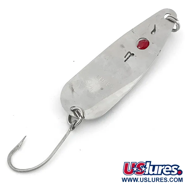 Vintage  Eppinger Red Eye Evil Eye, 2/5oz Nickel / Blue / Red Eye fishing spoon #6769