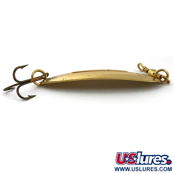 Vintage   Williams Wabler W60, 3/4oz Gold fishing spoon #6775