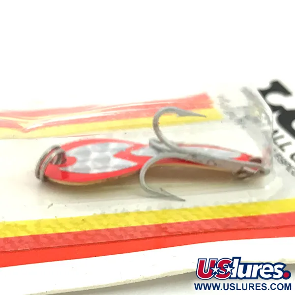  Luhr Jensen Loco 1 UV, 1/8oz Red / Hologram fishing spoon #6779