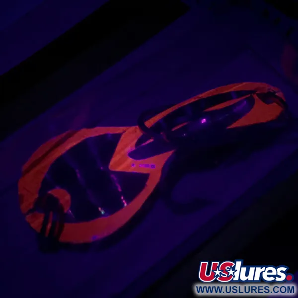  Luhr Jensen Loco 1 UV, 1/8oz Red / Hologram fishing spoon #6779