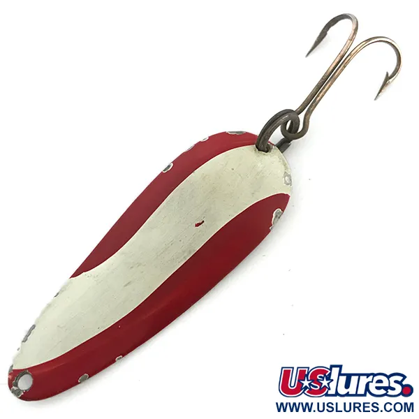 Vintage  Eppinger Dardevle Imp, 2/5oz Red / White / Nickel fishing spoon #6782