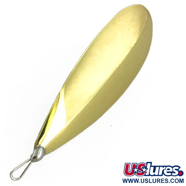 Vintage   Weedless Johnson Silver Minnow, 1oz Gold / Silver fishing spoon #6784