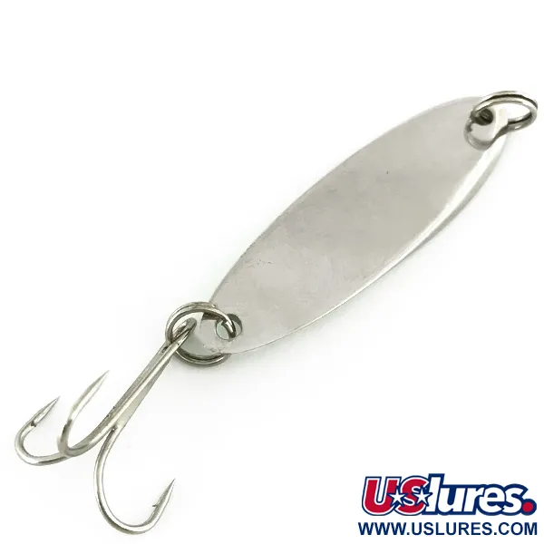 Vintage  Acme Kastmaster , 3/8oz Nickel / Green fishing spoon #6839