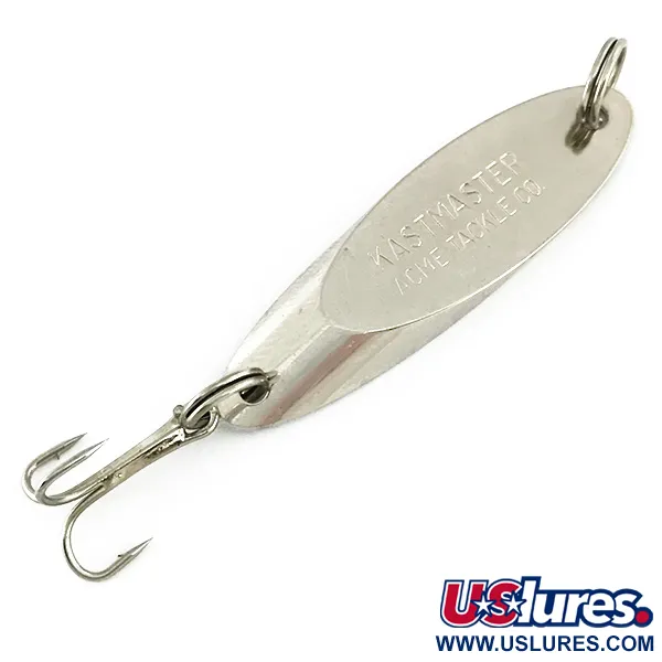 Vintage  Acme Kastmaster , 1/4oz Nickel fishing spoon #6841