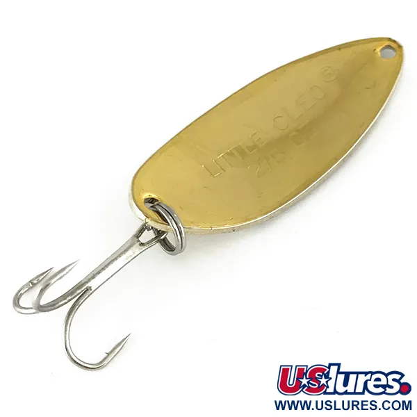 Vintage   Acme Little Cleo, 2/5oz Gold fishing spoon #6990