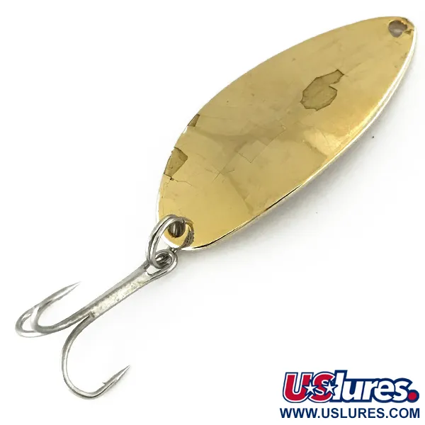 Vintage   Acme Little Cleo, 2/5oz Gold fishing spoon #6990