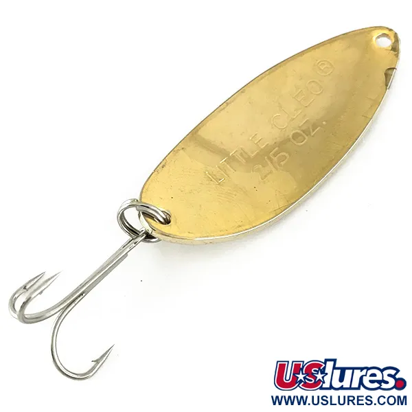 Vintage   Acme Little Cleo, 2/5oz Gold fishing spoon #6991