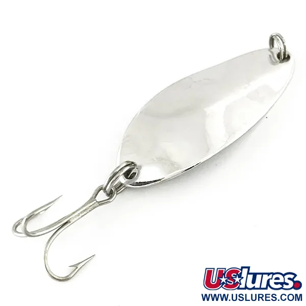 Vintage  Seneca Little Cleo (Hula Girl), 1/3oz Nickel fishing spoon #6993