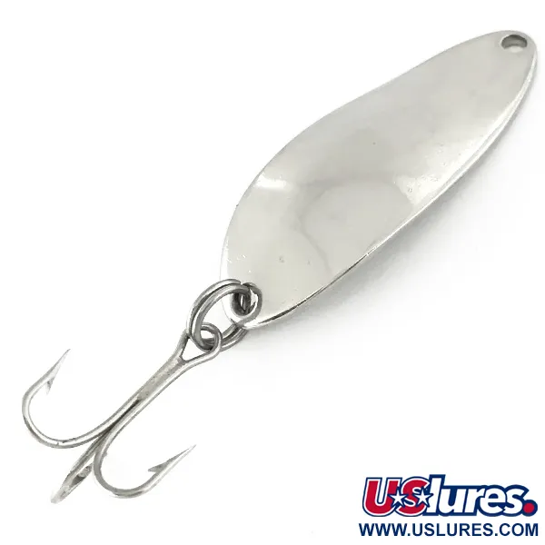 Vintage  Seneca Little Cleo (Hula Girl), 1/3oz Nickel fishing spoon #6995