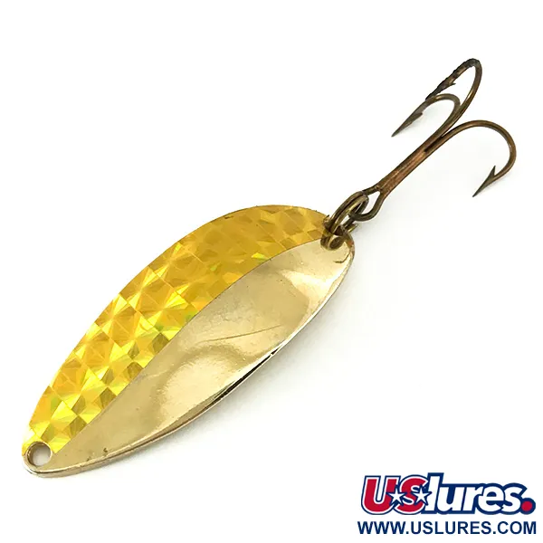 Vintage  Seneca Little Cleo (Hula Girl), 1/2oz Gold fishing spoon #7002