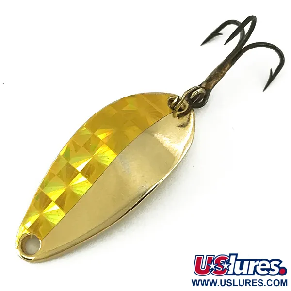 Vintage  Seneca Little Cleo, 3/16oz Gold fishing spoon #7003