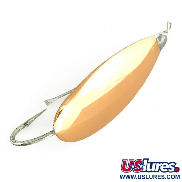 Vintage   Weedless Johnson Silver Minnow, 1/3oz Gold / Silver fishing spoon #7017