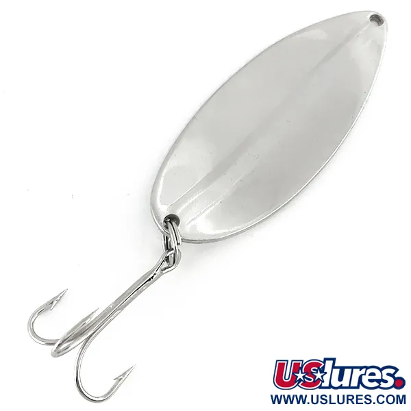 Vintage  TODDCO Main liner , 3/4oz Green / Nickel fishing spoon #7020