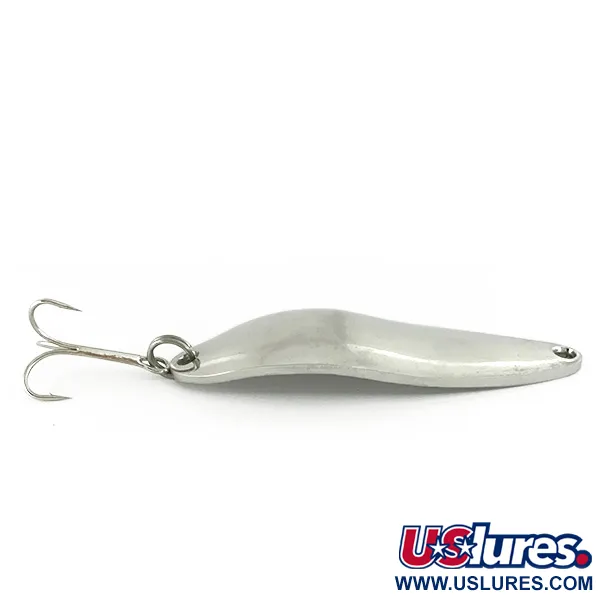 Vintage   Gator, 1 1/4oz Nickel fishing spoon #7021