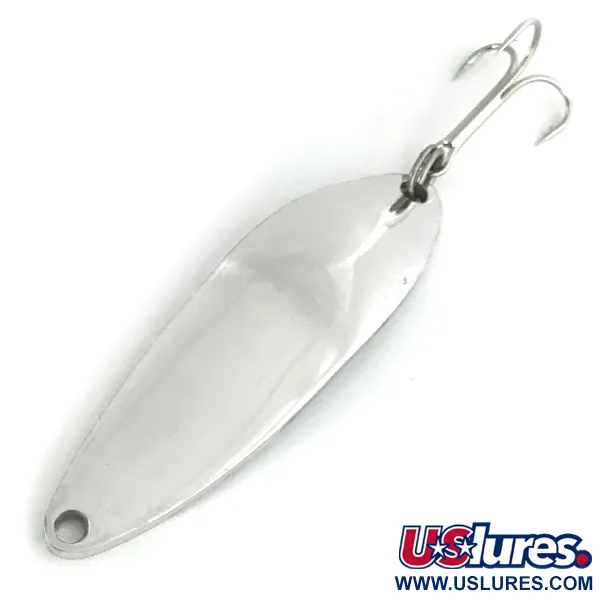 Vintage   Gator, 1 1/4oz Nickel fishing spoon #7021