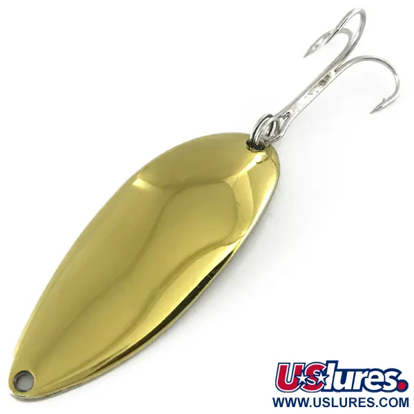 Vintage  Luhr Jensen Little Jewel, 3/4oz Gold fishing spoon #7028