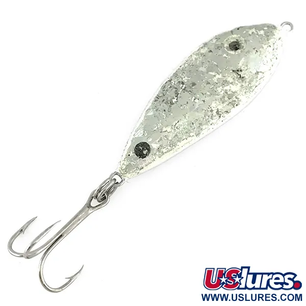 Vintage  RSR Lures RSR SHAD , 1 1/4oz Silver fishing spoon #7064
