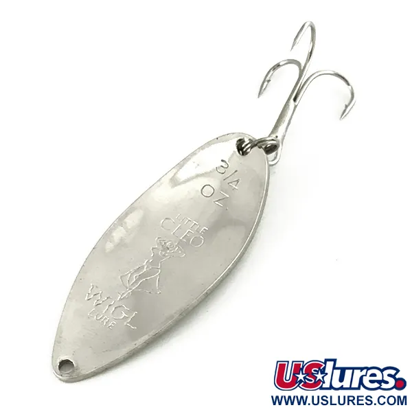 Vintage  Seneca Little Cleo (Hula Girl), 3/4oz Silver fishing spoon #7073