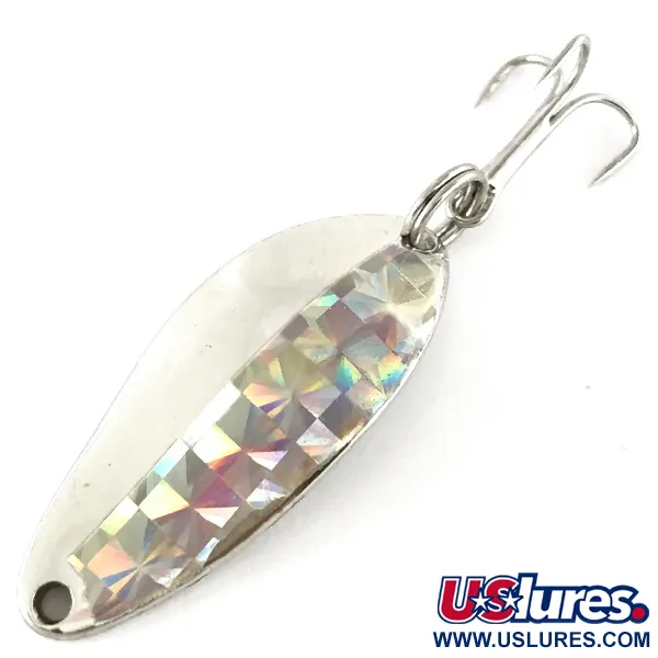 Vintage  Seneca Little Cleo, 1/4oz Silver fishing spoon #7076