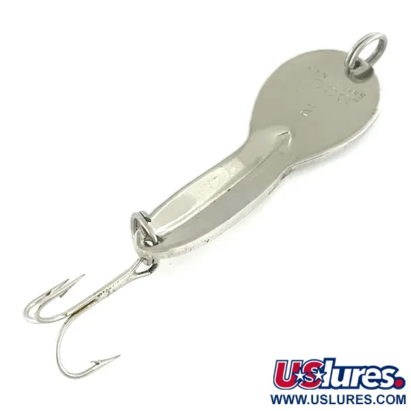 Vintage  Glen Evans Loco 2, 1/4oz Nickel fishing spoon #7100