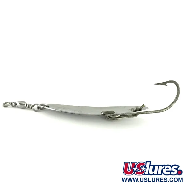 Vintage   Pflueger Record, 2/3oz Nickel fishing spoon #7116