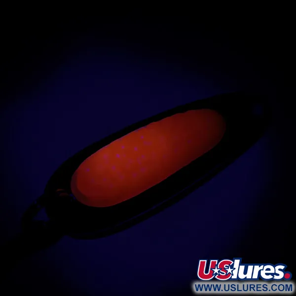 Vintage   Blue Fox Pixee UV, 3/16oz Hammered Nickel / Red fishing spoon #7125