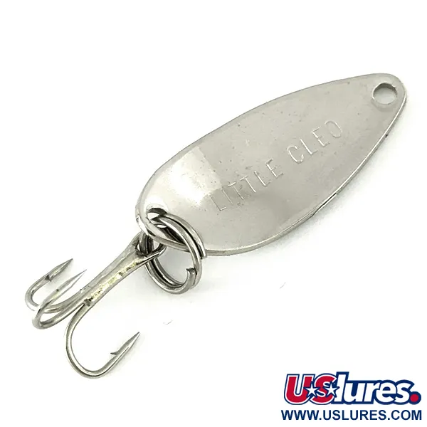 Vintage  Seneca Little Cleo, 1/4oz Silver fishing spoon #7164