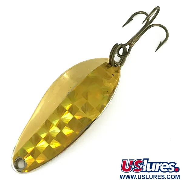 Vintage  Seneca Little Cleo, 1/4oz Gold fishing spoon #7167