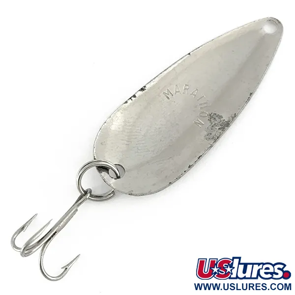 Vintage  Marathon  Marathon, 3/16oz Nickel fishing spoon #7188