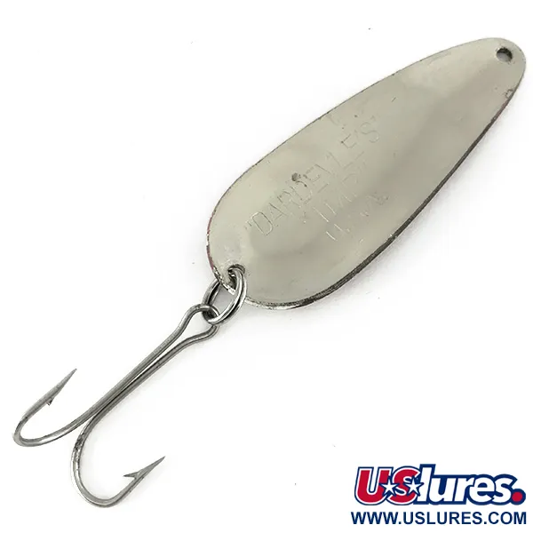 Vintage  Eppinger Dardevle Imp, 2/5oz Red / White / Nickel fishing spoon #7212