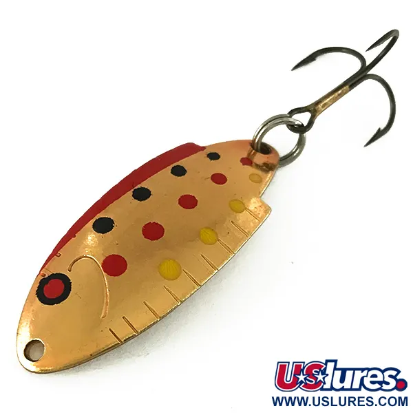 Vintage   Thomas Buoyant, 1/4oz Golden Trout fishing spoon #7228