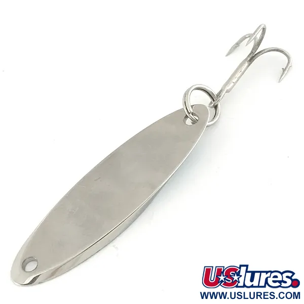 Vintage  Acme Kastmaster , 1/4oz Nickel / Blue fishing spoon #7237