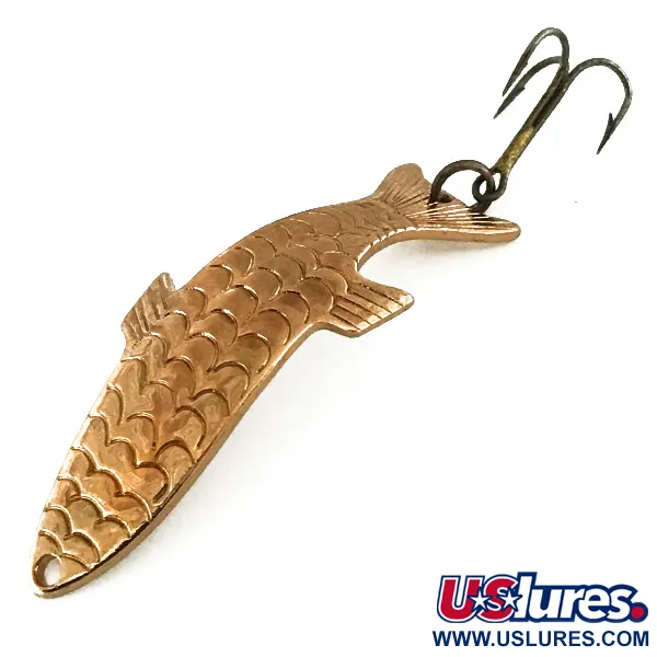 Vintage  Acme Phoebe, 1/4oz Copper fishing spoon #7242