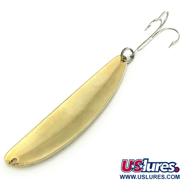 Vintage  Acme Side-winder, 3/4oz Gold fishing spoon #7243