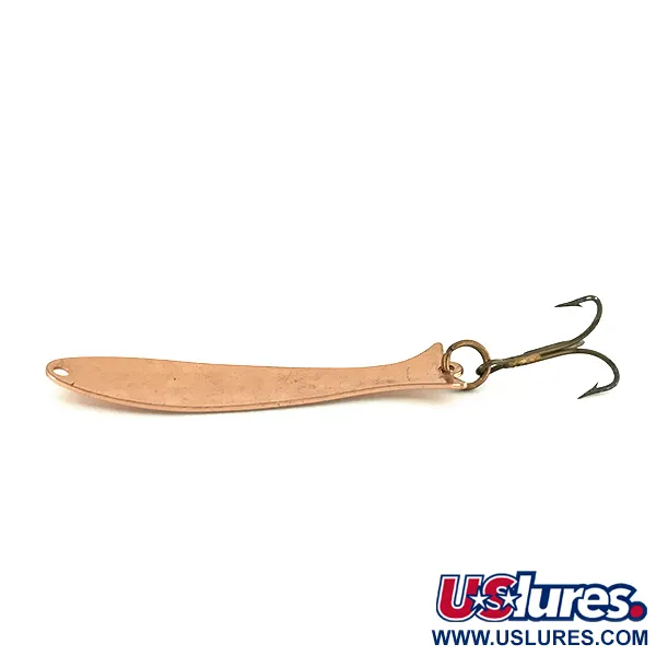 Vintage   Acme Flash-King Wobbler, 3/16oz Copper fishing spoon #7264