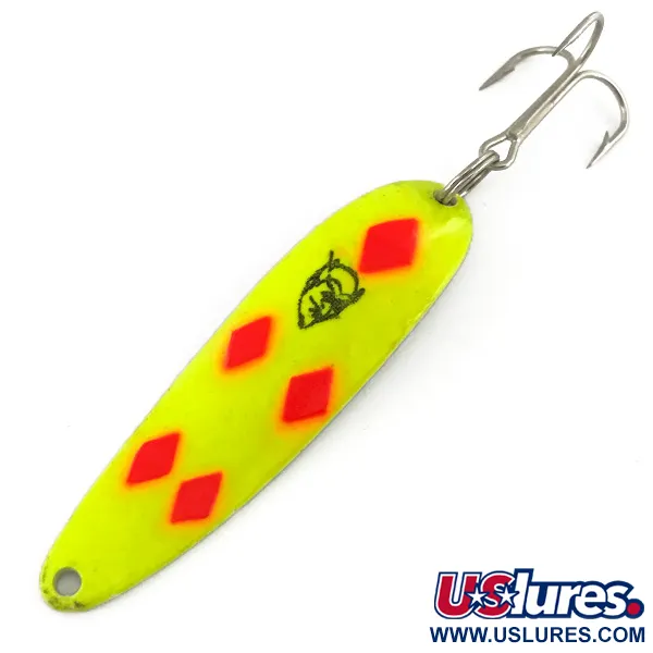 Vintage  Eppinger Dardevle Cop-E-Cat 7400, 1/2oz Five of Diamonds fishing spoon #7309