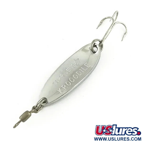  Luhr Jensen Krocodile, 1/4oz Nickel / Blue fishing spoon #7310
