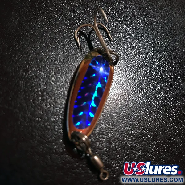  Luhr Jensen Krocodile, 1/4oz Nickel / Blue fishing spoon #7310