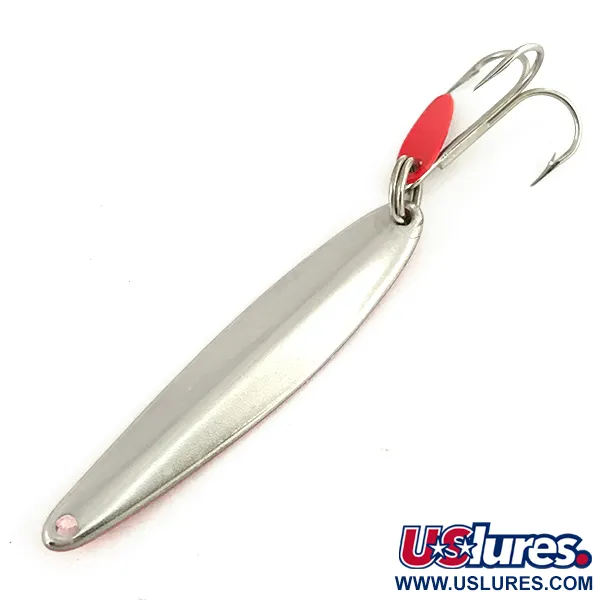 Vintage   Bay de Noc Swedish pimple, 1/4oz Pink fishing spoon #7325