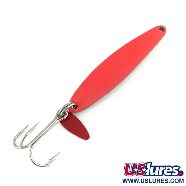 Vintage   Bay de Noc Swedish pimple, 1/4oz Pink fishing spoon #7325